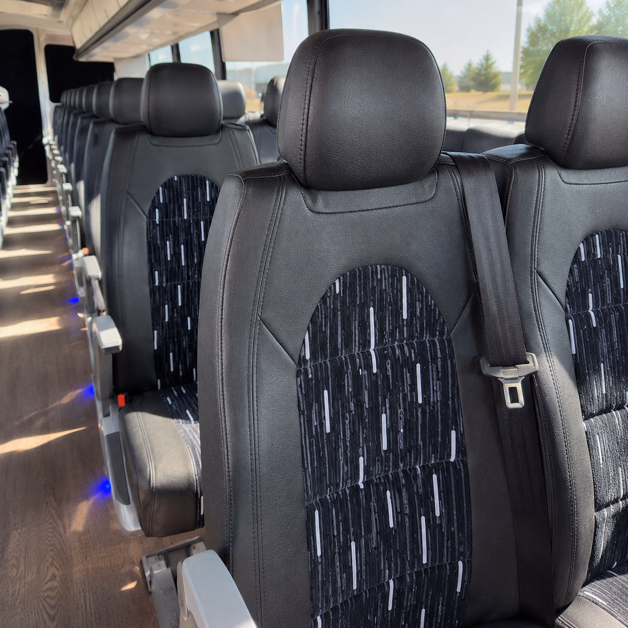 tallahassee charter bus interior